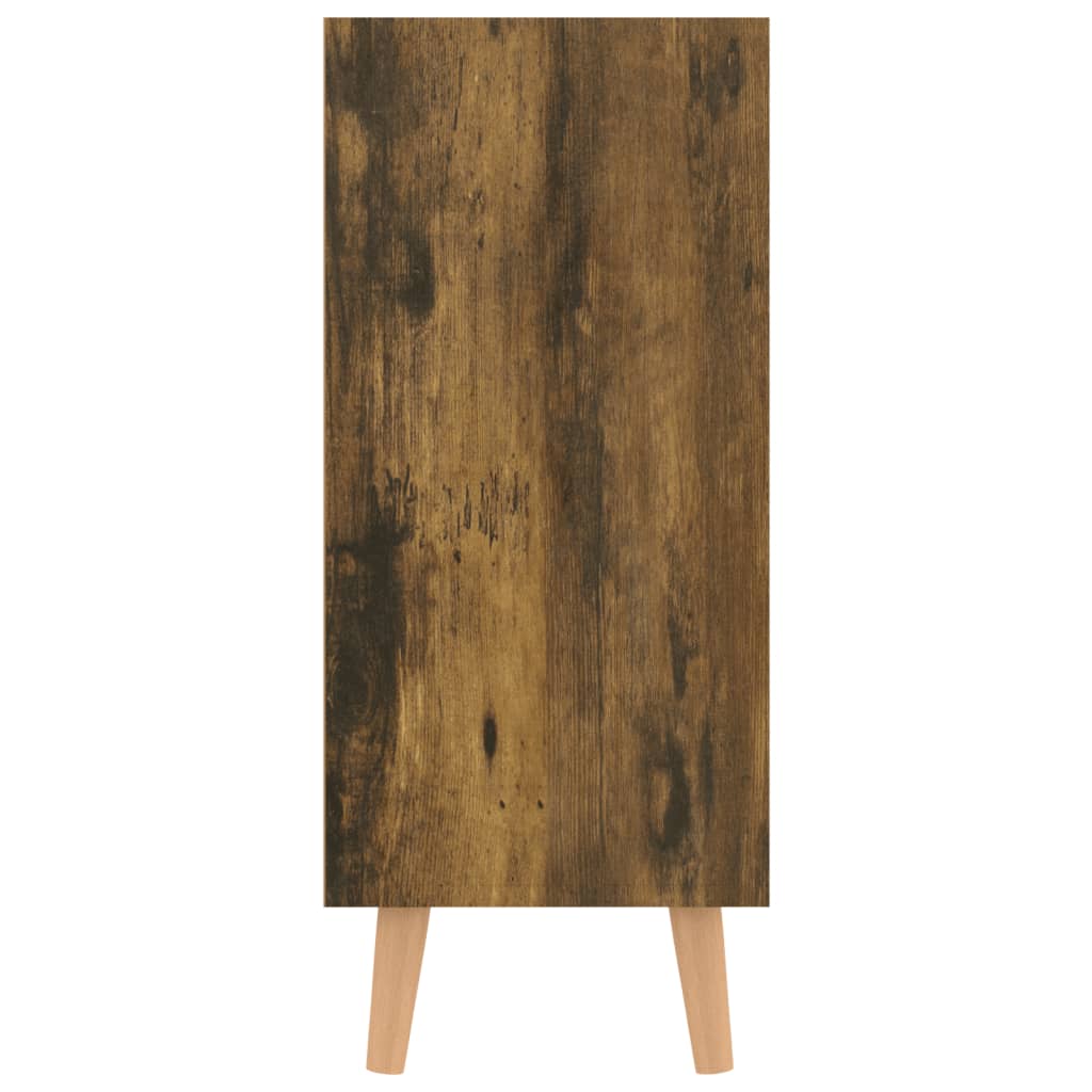 Buffet chêne fumé 90x30x72 cm bois d'ingénierie