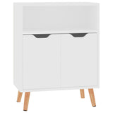 Buffet blanc 60x30x72 cm bois d'ingénierie