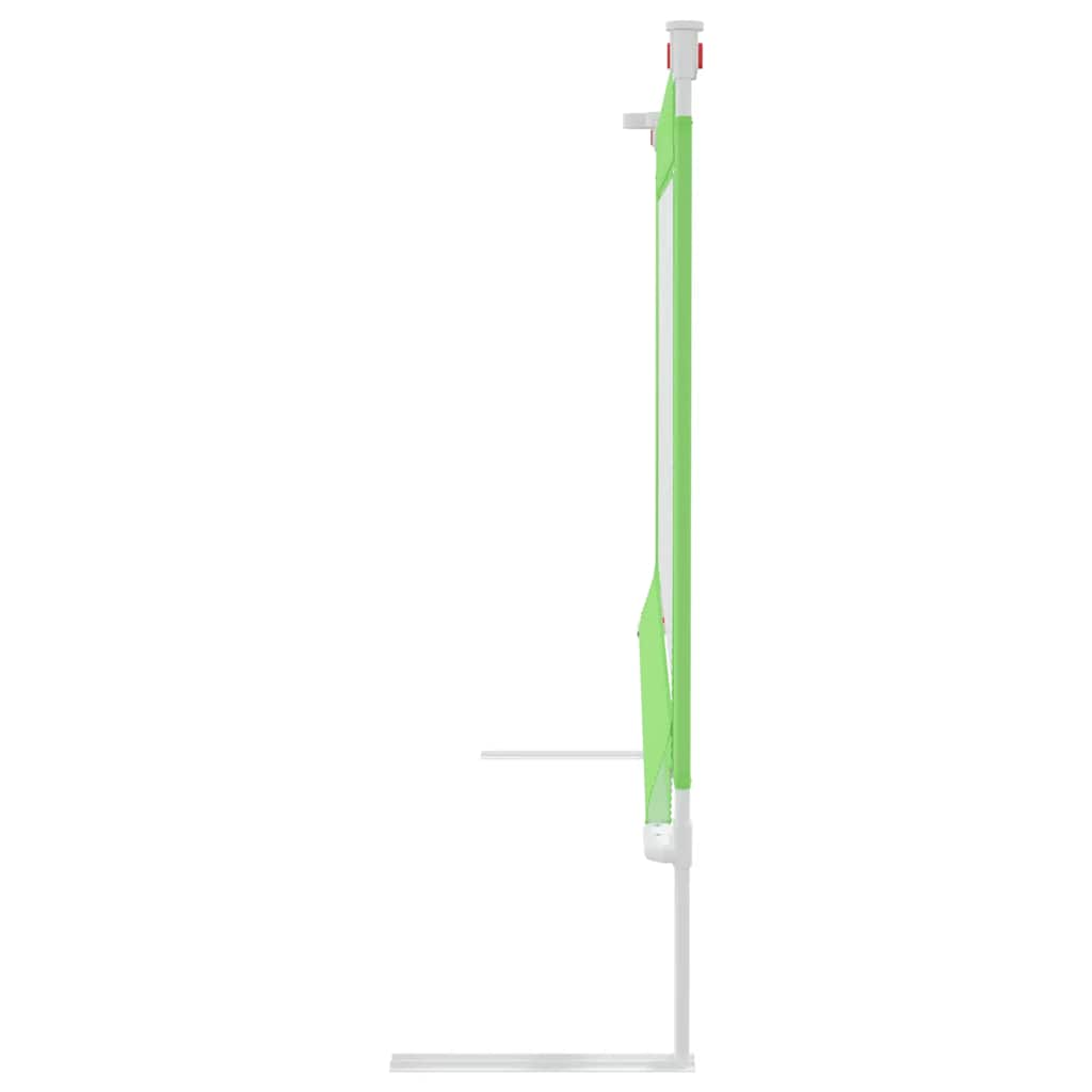 Barrière de sécurité de lit d'enfant Vert 100x25 cm Tissu