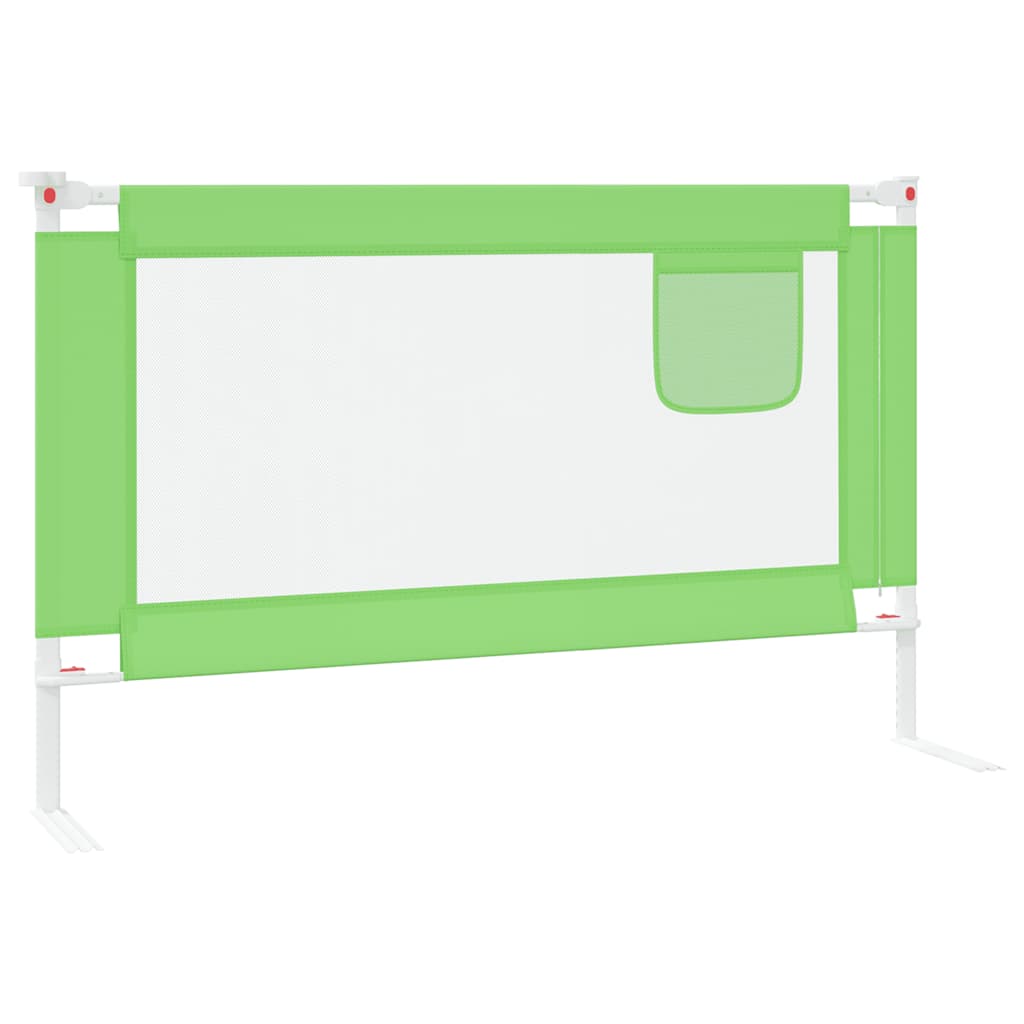 Green Child Bed Safety Barrier 120x25 cm Fabric