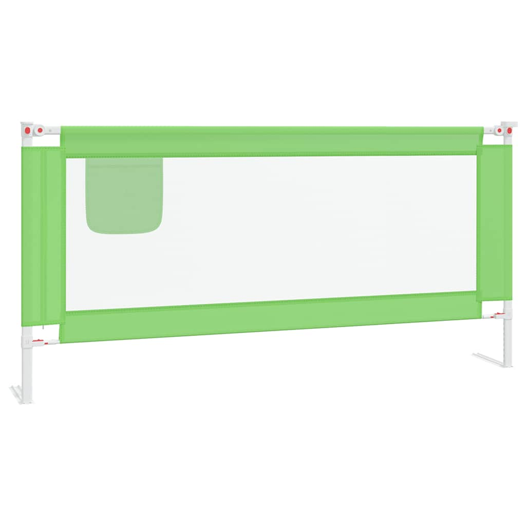 Green Child Bed Safety Barrier 190x25 cm Fabric