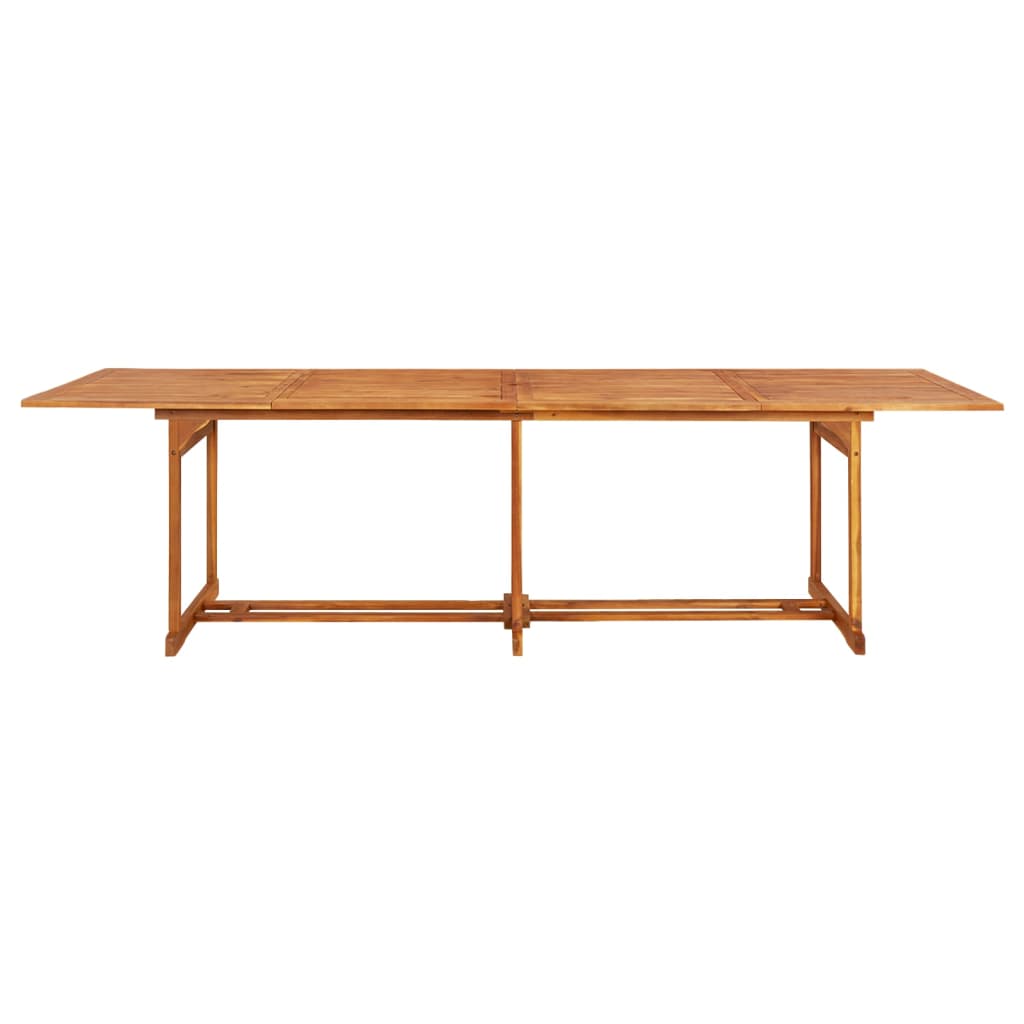 Table à dîner de jardin 280x90x75 cm Bois d'acacia massif