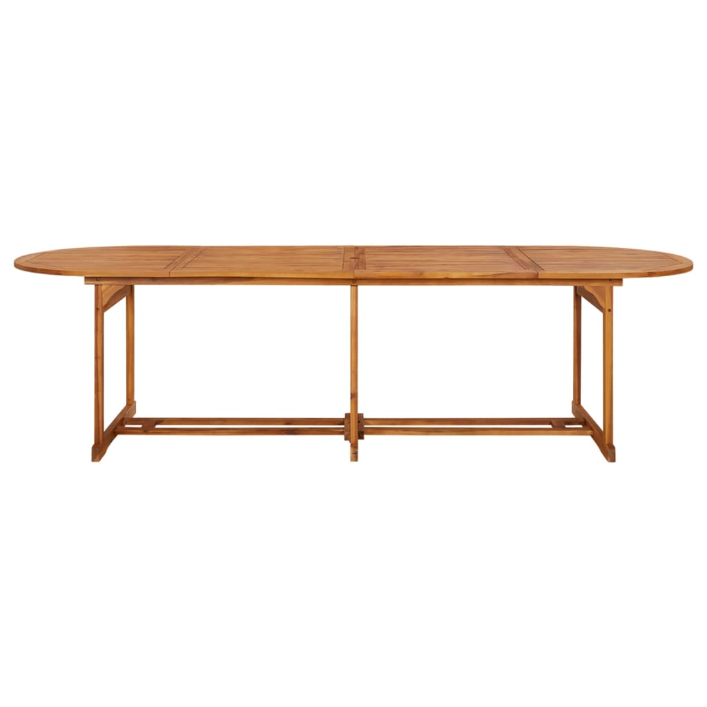 Table à dîner de jardin 280x90x75 cm Bois d'acacia massif