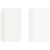 Meubles TV 2 pcs Blanc 30,5x30x60 cm Bois d’ingénierie