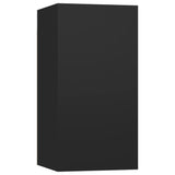 Meubles TV 2 pcs Noir 30,5x30x60 cm Bois d’ingénierie