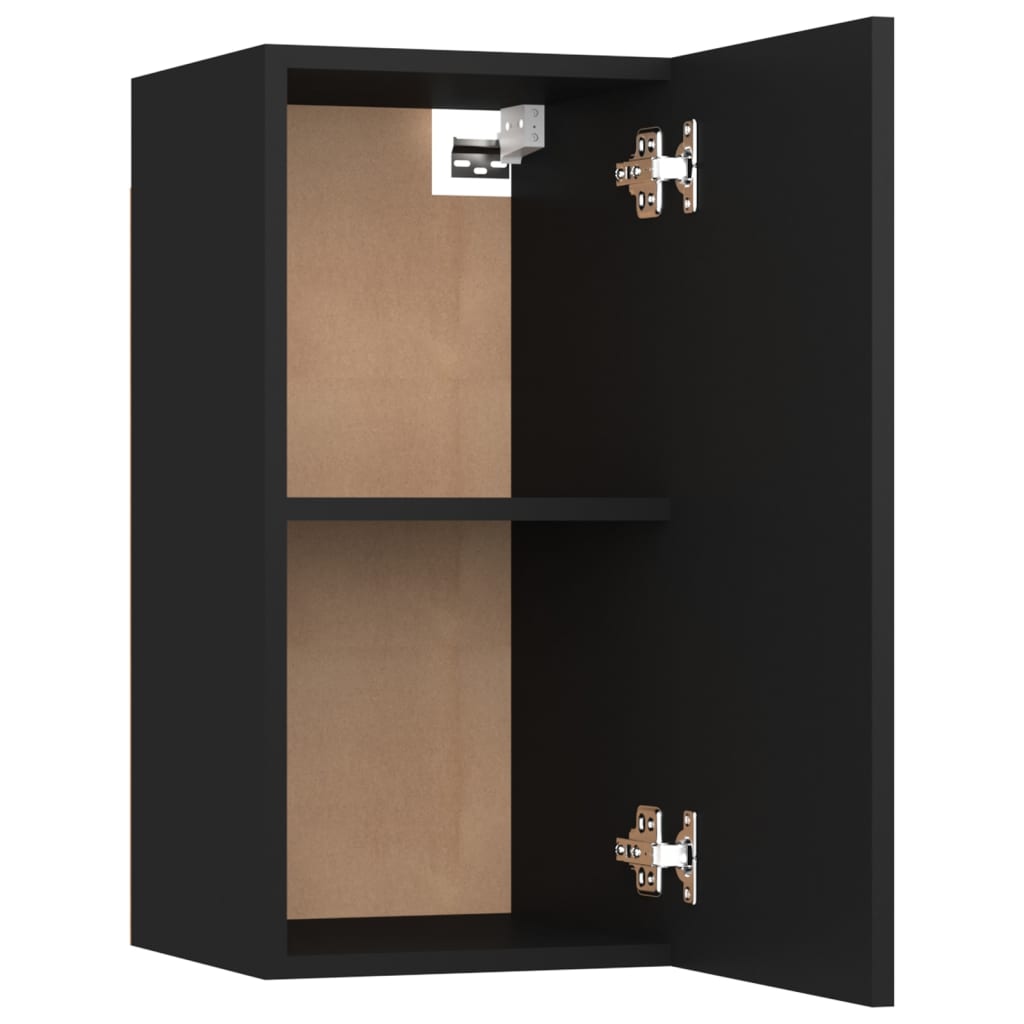 Meubles TV 2 pcs Noir 30,5x30x60 cm Bois d’ingénierie