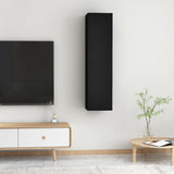 Meubles TV 2 pcs Noir 30,5x30x60 cm Bois d’ingénierie