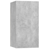 Meuble TV Gris béton 30,5x30x60 cm Bois d’ingénierie