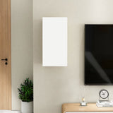 Meuble TV Blanc et chêne sonoma 30,5x30x60 cm Bois d’ingénierie