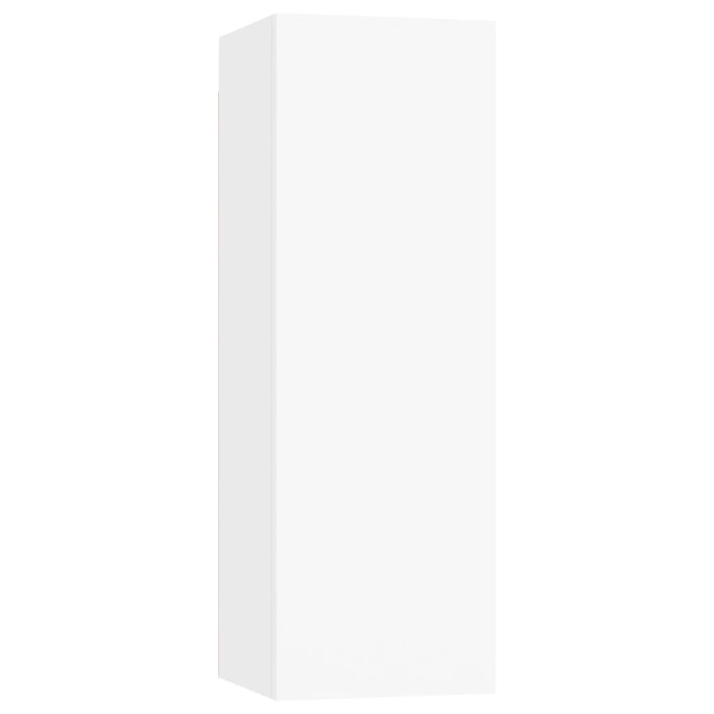 Meuble TV Blanc 30,5x30x90 cm Bois d’ingénierie