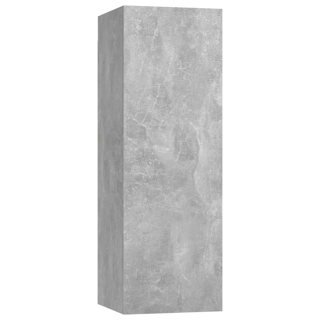 Meuble TV Gris béton 30,5x30x90 cm Bois d’ingénierie