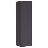 Meubles TV 2 pcs Gris 30,5x30x110 cm Bois d’ingénierie