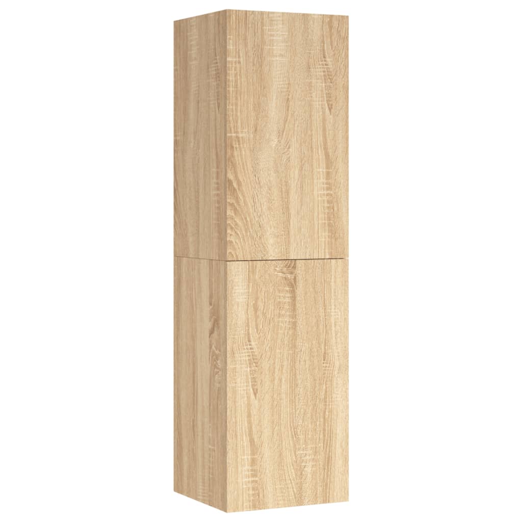 Meuble TV Chêne sonoma 30,5x30x110 cm Bois d’ingénierie