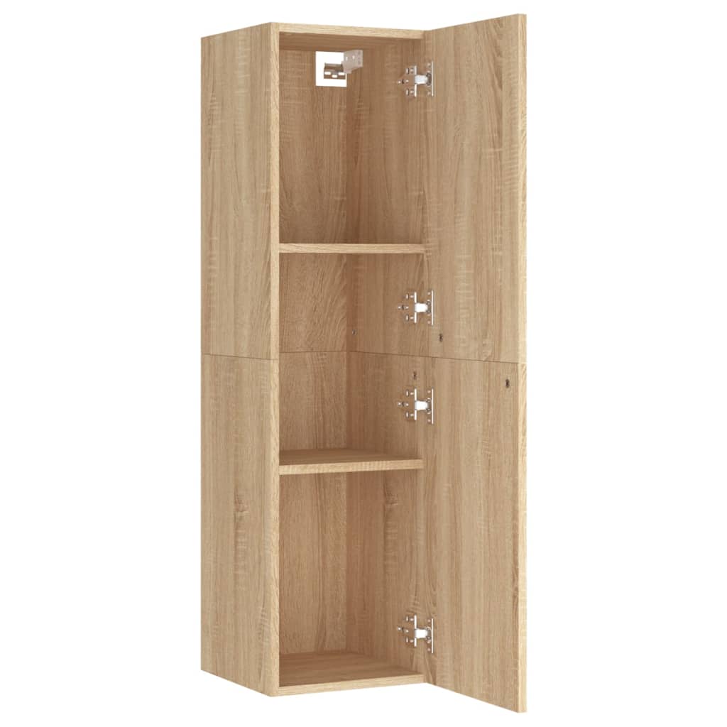 Meuble TV Chêne sonoma 30,5x30x110 cm Bois d’ingénierie