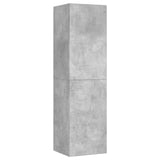 Meuble TV Gris béton 30,5x30x110 cm Bois d’ingénierie