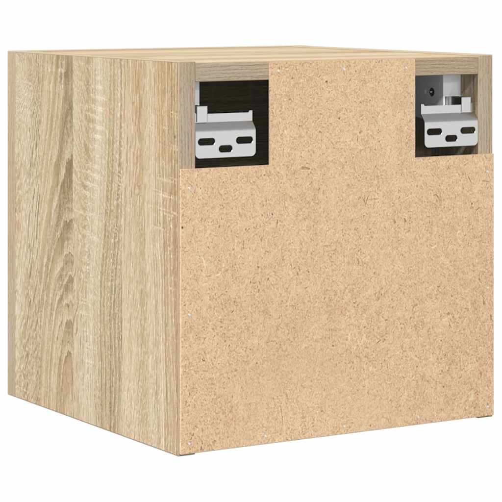 Meubles TV muraux 2 pcs Chêne sonoma 30,5x30x30 cm