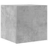 Meuble TV mural Gris béton 30,5x30x30 cm