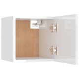 Wall-mounted TV cabinets 2 pcs Glossy white 30.5x30x30 cm