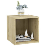 Meubles TV 4 pcs chêne sonoma 37x35x37 cm bois d’ingénierie