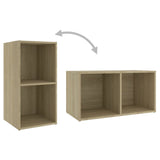 Meuble TV chêne sonoma 72x35x36,5 cm bois d’ingénierie