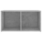 Meuble TV gris béton 72x35x36,5 cm bois d’ingénierie