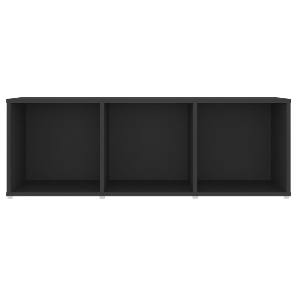 Meuble TV gris 107x35x37 cm bois d’ingénierie