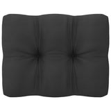 Garden corner sofa anthracite cushions Solid pine wood