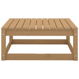 Repose-pieds de jardin avec coussins lot de 2 bois pin massif