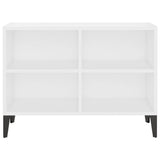 TV cabinet with metal legs White 69.5x30x50 cm