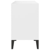 TV cabinet with metal legs White 69.5x30x50 cm