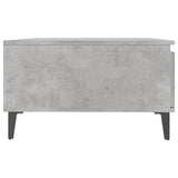 Betongrauer Couchtisch 90x60x35 cm, Holzwerkstoff