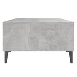 Table basse gris béton 103,5x60x35 cm bois d'ingénierie