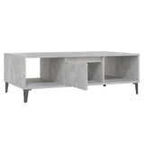 Table basse gris béton 103,5x60x35 cm bois d'ingénierie