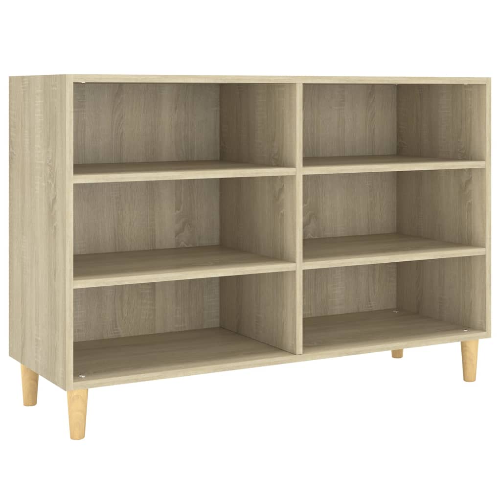 Buffet chêne sonoma 103,5x35x70 cm bois d'ingénierie