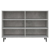 Betongraues Sideboard 103,5 x 35 x 70 cm, Holzwerkstoff