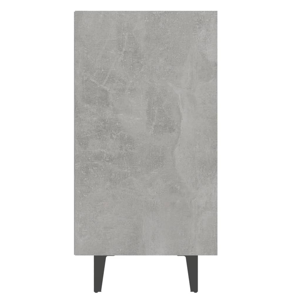 Buffet gris béton 103,5x35x70 cm bois d'ingénierie