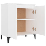 Buffet blanc 60x35x70 cm bois d'ingénierie