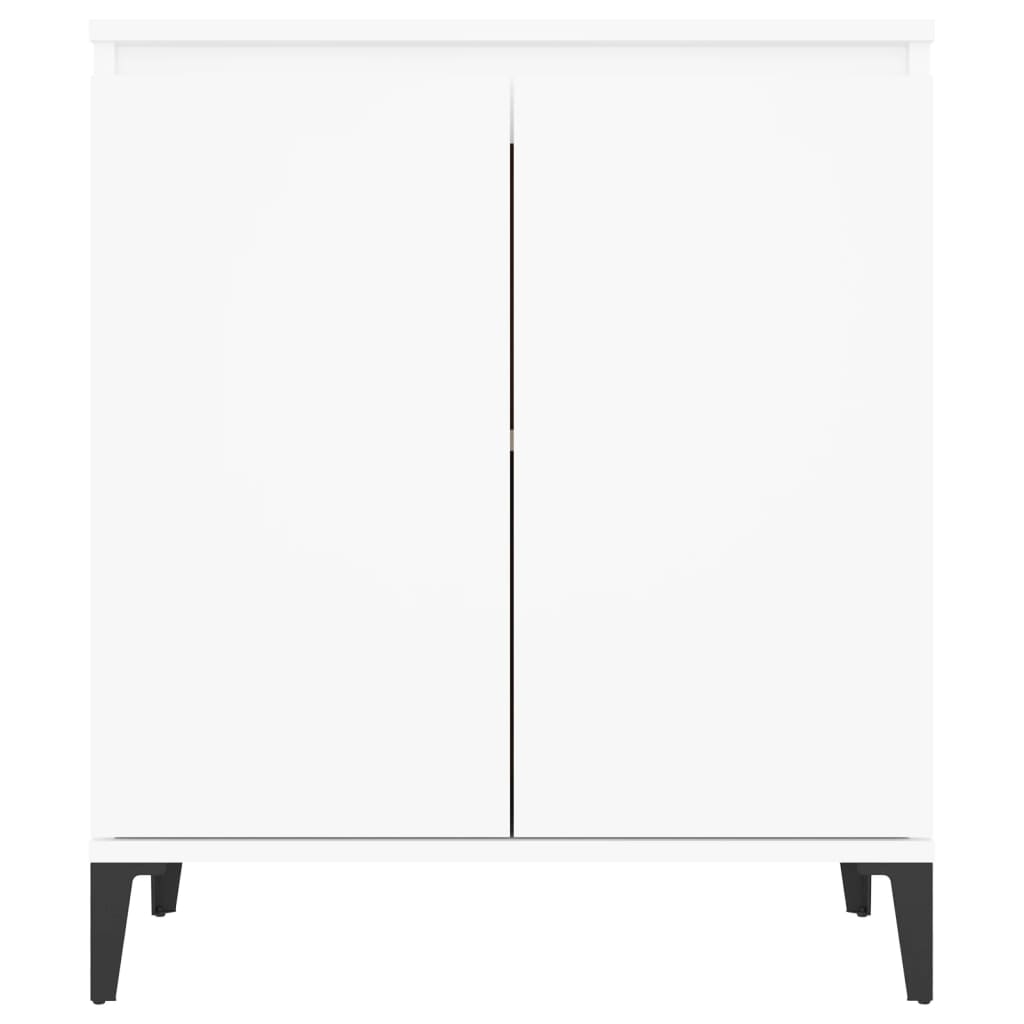 Buffet blanc 60x35x70 cm bois d'ingénierie