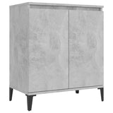 Betongraues Sideboard 60x35x70 cm, Holzwerkstoff