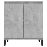 Betongraues Sideboard 60x35x70 cm, Holzwerkstoff