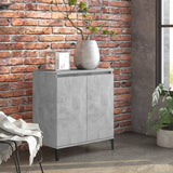 Betongraues Sideboard 60x35x70 cm, Holzwerkstoff