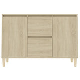 Buffet chêne sonoma 101x35x70 cm bois d'ingénierie