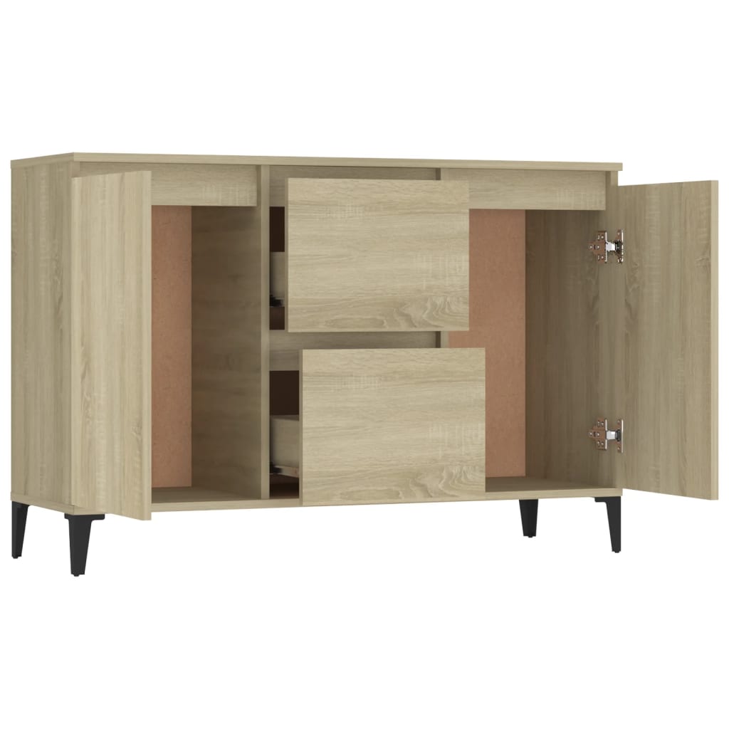 Sonoma oak sideboard 104x35x70 cm engineered wood