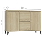 Sonoma oak sideboard 104x35x70 cm engineered wood