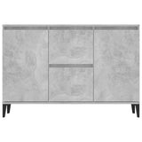 Betongraues Sideboard 104x35x70 cm, Holzwerkstoff