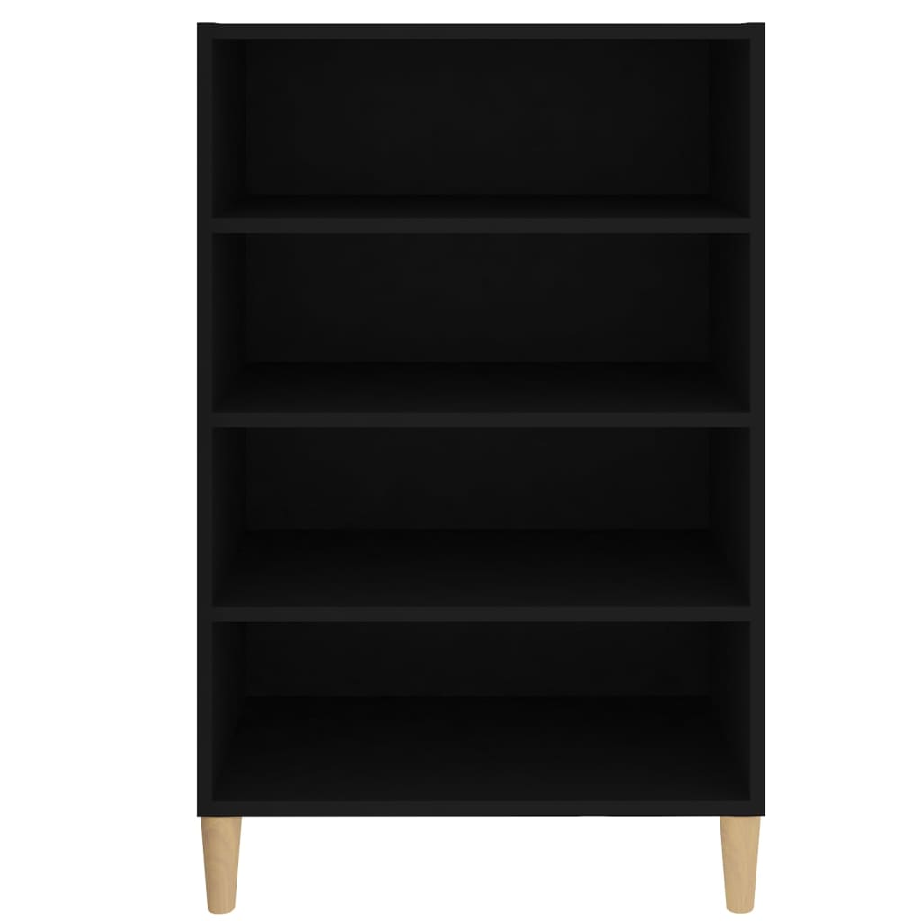 Black sideboard 57x35x90 cm engineered wood