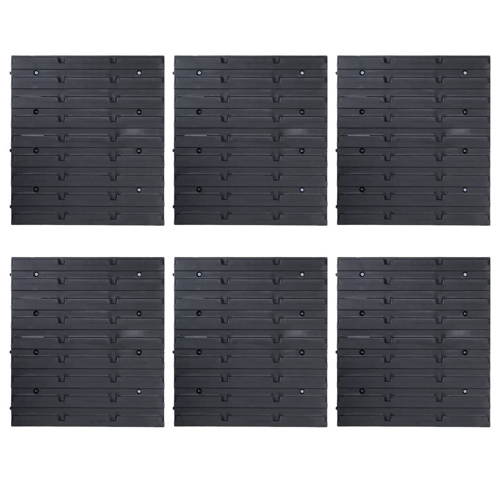 103pcs Red and Black Storage Bins and Wall Panels Kit