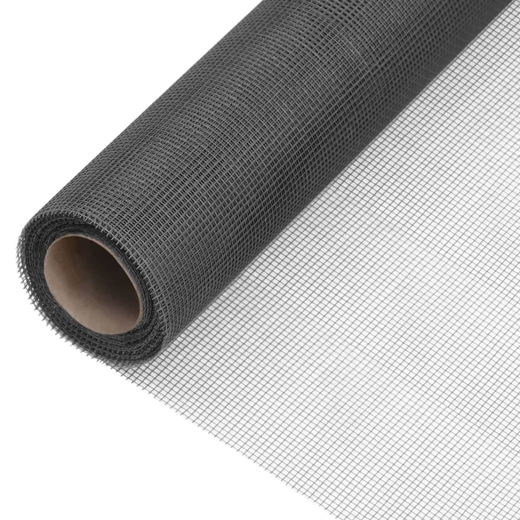 Fiberglass Mesh Screen 60x1000 cm Black