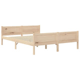 Cadre de lit sans matelas bois massif de pin 140x200 cm