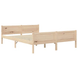 Cadre de lit sans matelas bois massif de pin 160x200 cm